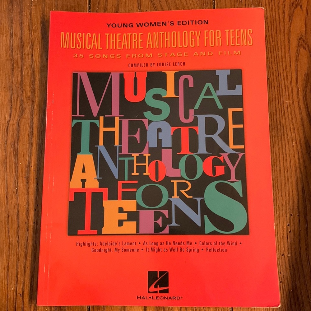 Like New Hal Leonard Musical Theatre Anthology Song Sheet Music Book